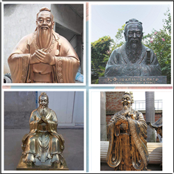 雙手抱拳孔子像雕塑價格