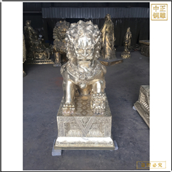 傳統(tǒng)故宮天安門(mén)獅子