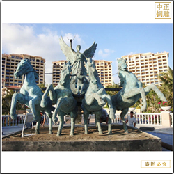 小區(qū)景觀銅馬雕塑